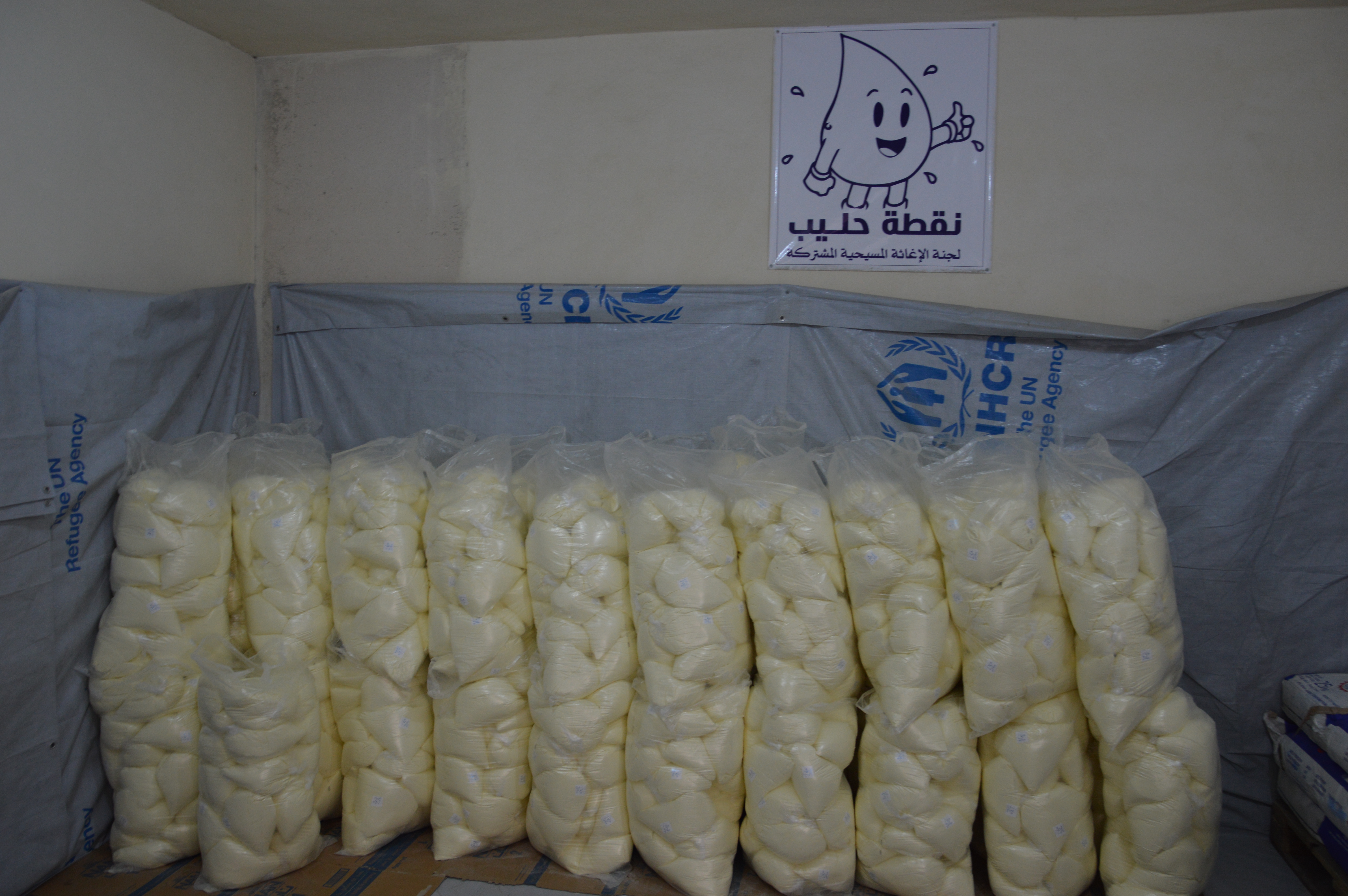 ACN apoya el proyecto Gota de Leche y distribuye leche a 2.850 niños en Alepo