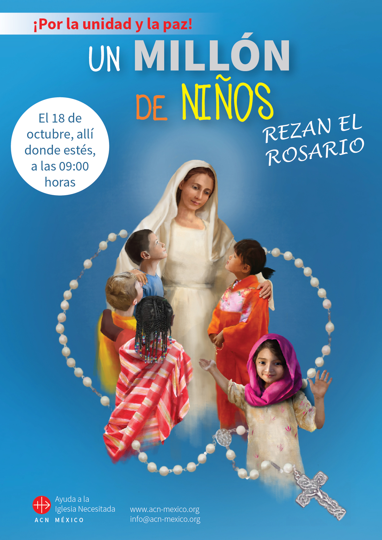 El 18 de octubre: “Un millón de niños rezan el Rosario”