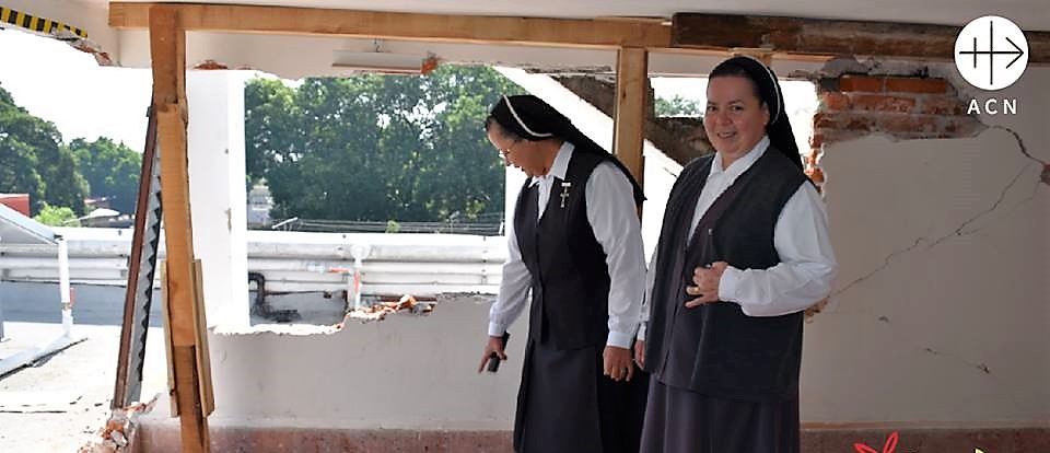 Luego del 19s Clarisas en Cuernavaca reconstruyen su casa. ACN apoya