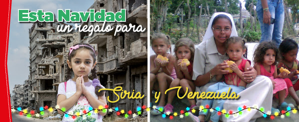 Esta Navidad regalos para Siria y Venezuela