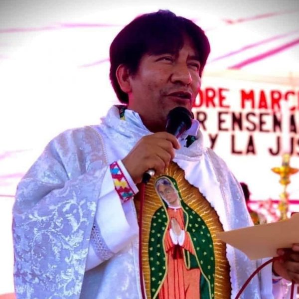 Padre Marcelo Pérez asesinado en Chiapas. Foto: Padre José Luis González Santoscoy