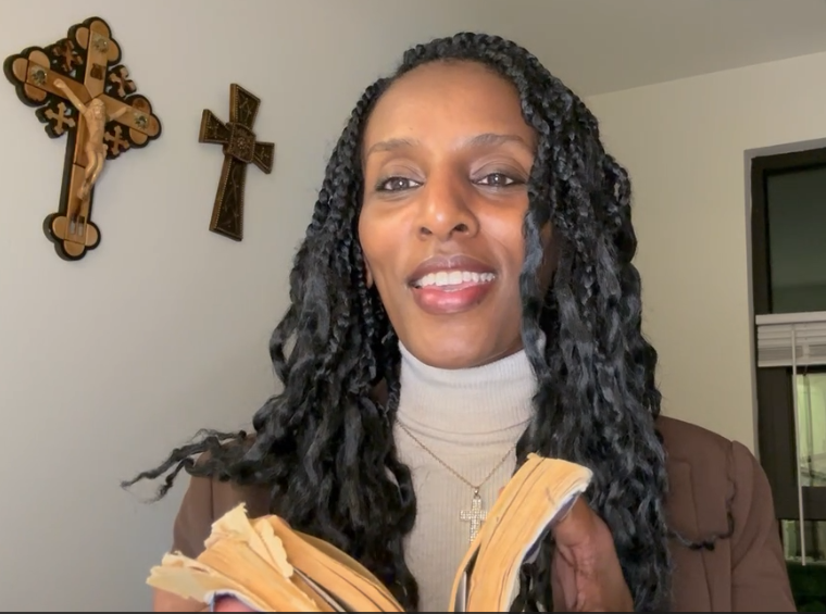Informe de Libertad Religiosa 2025 - Testimonio de Mariam Ibrahim / ACN-20251024-196359