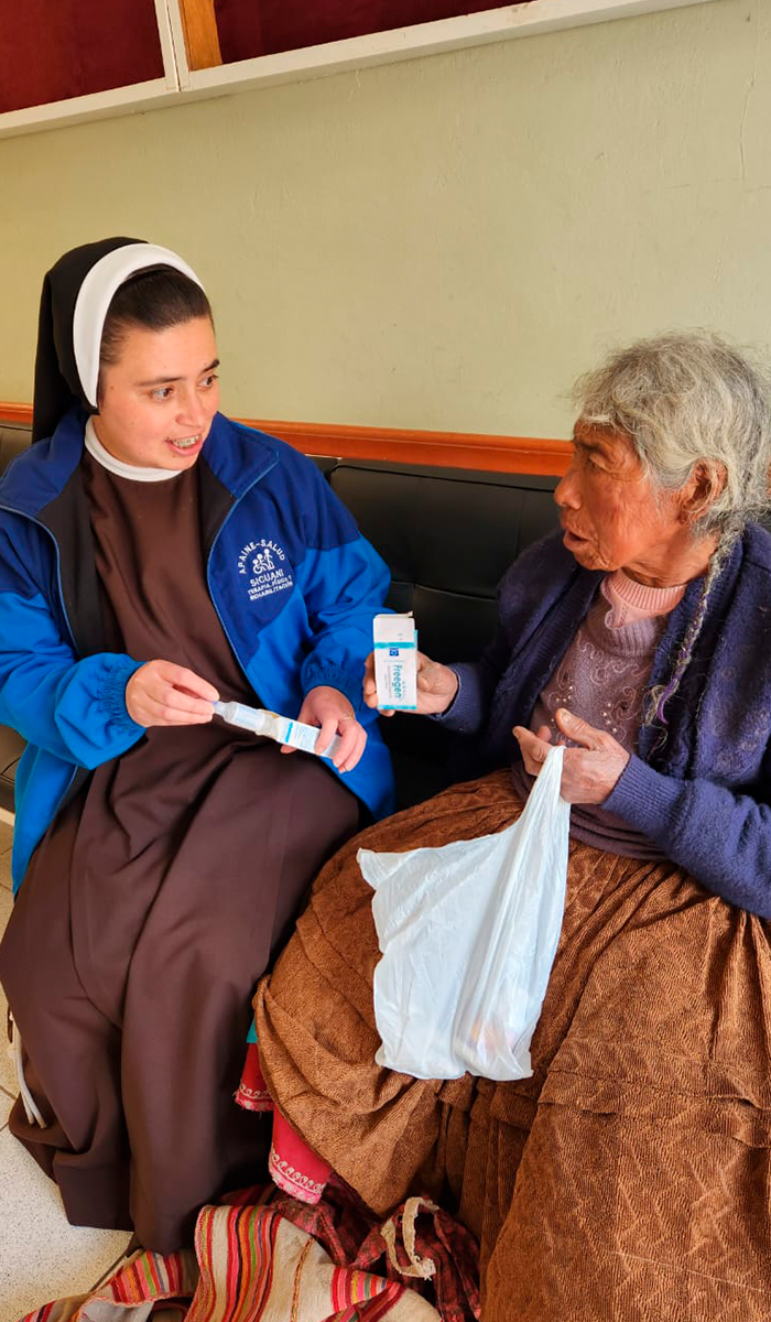 Donación de medicamentos a personas tercera edad