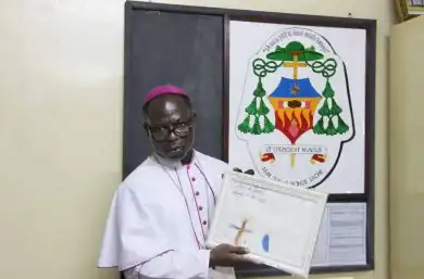 Monseñor Théophile Naré, obispo de Kaya, Burkina Faso