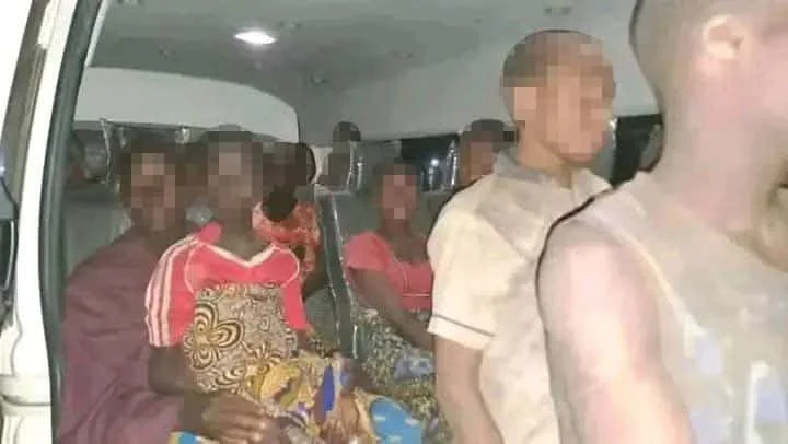 Niños liberados en NIgeria