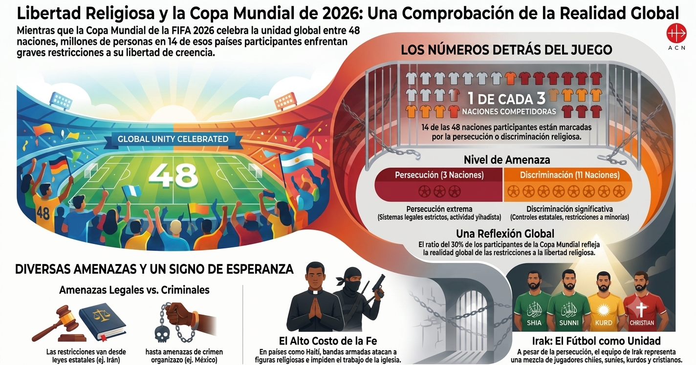 Libertad religiosa y la Compa Mundial 2026 una comprobación de la realidad global.