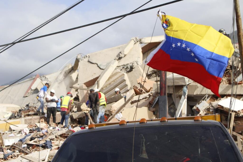 Venezuela. Daños causados ​​por el terremoto del 24 de junio de 2026, que afectó principalmente a Caracas, La Guaira y otras ciudades del país.