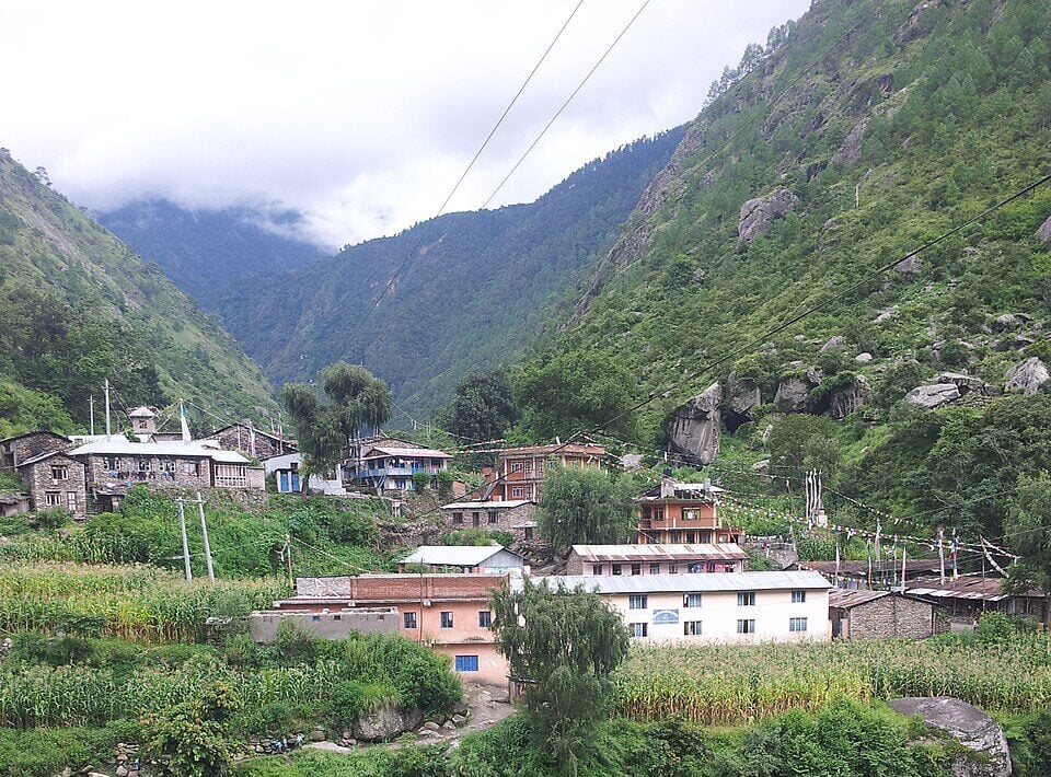 Nepal. Imagen de referencia, inundación en Nepal.
