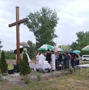 Ucrania. Exarca Arzobispal de Donetsk en un funeral.