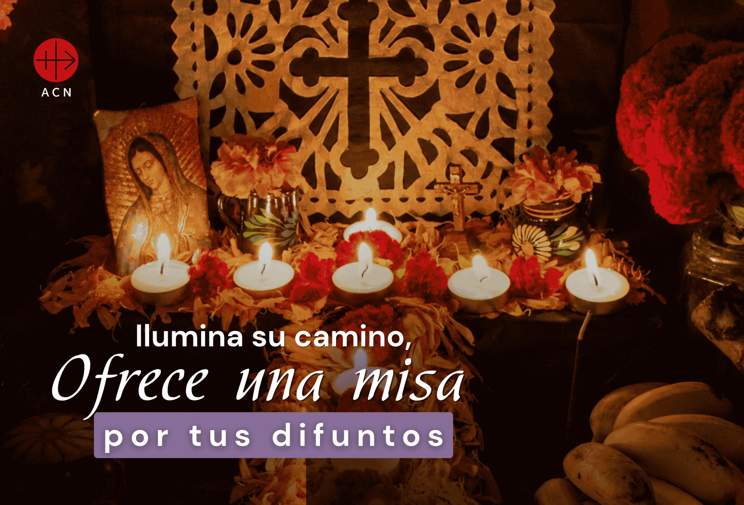 Misa difunto. Ofrece una misa para tus difuntos.